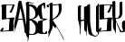 Saber Husk font