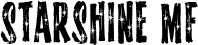 Starshine MF font