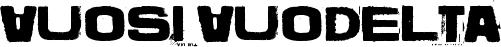 Vuosi Vuodelta font