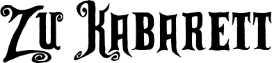 Zu Kabarett font