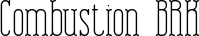 Combustion BRK font