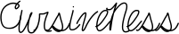 CursiveNess font