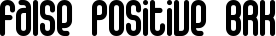 False Positive BRK font