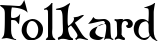 Folkard font