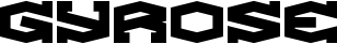 Gyrose font