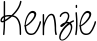 Kenzie font