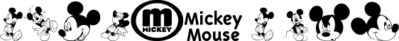 Mickey M TFB font