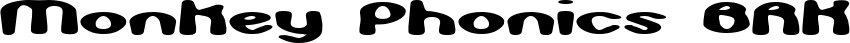 Monkey Phonics BRK font