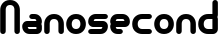Nanosecond font