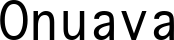 Onuava font