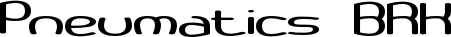 Pneumatics BRK font