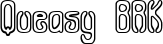 Queasy BRK font