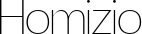 Homizio font