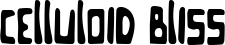 Celluloid Bliss font