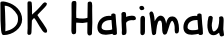 DK Harimau font