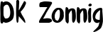 DK Zonnig font