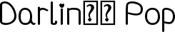 Darlin’ Pop font