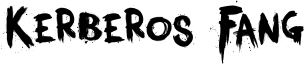 Kerberos Fang font