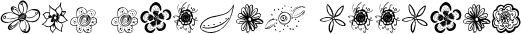 MTF Flower Doodles font