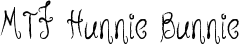 MTF Hunnie Bunnie font