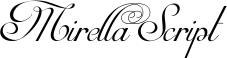 Mirella Script font