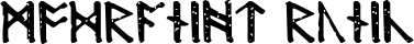 Modraniht Runic font