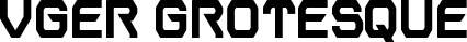 Vger Grotesque font