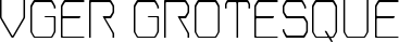 Vger Grotesque font