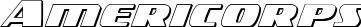 Americorps font