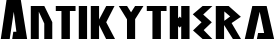 Antikythera font