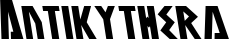 Antikythera font