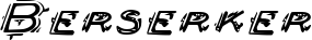 Berserker font