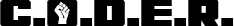 C.O.D.E.R. font