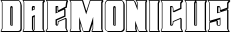 Daemonicus font