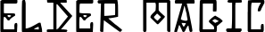 Elder Magic font