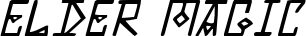 Elder Magic font