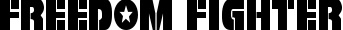 Freedom Fighter font