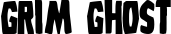 Grim Ghost font