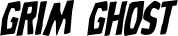 Grim Ghost font