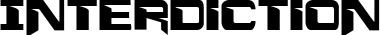 Interdiction font