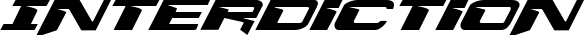 Interdiction font