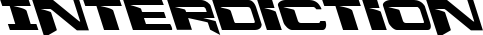 Interdiction font