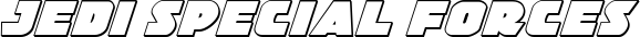 Jedi Special Forces font