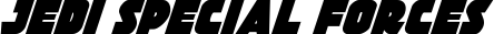 Jedi Special Forces font