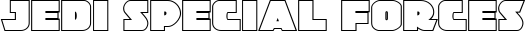 Jedi Special Forces font