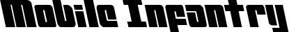 Mobile Infantry font
