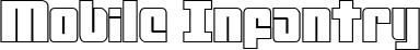 Mobile Infantry font