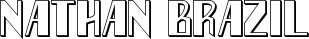 Nathan Brazil font