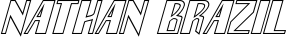 Nathan Brazil font