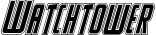 Watchtower font